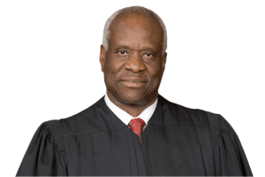 Official portrait of Clarence Thomas