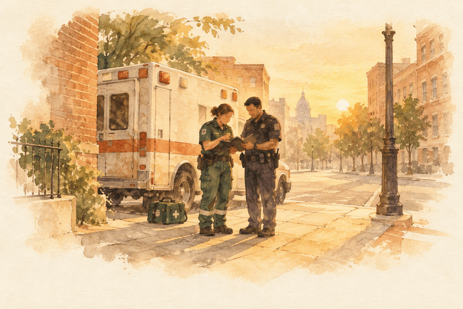 Illustration for Michigan v. Bryant