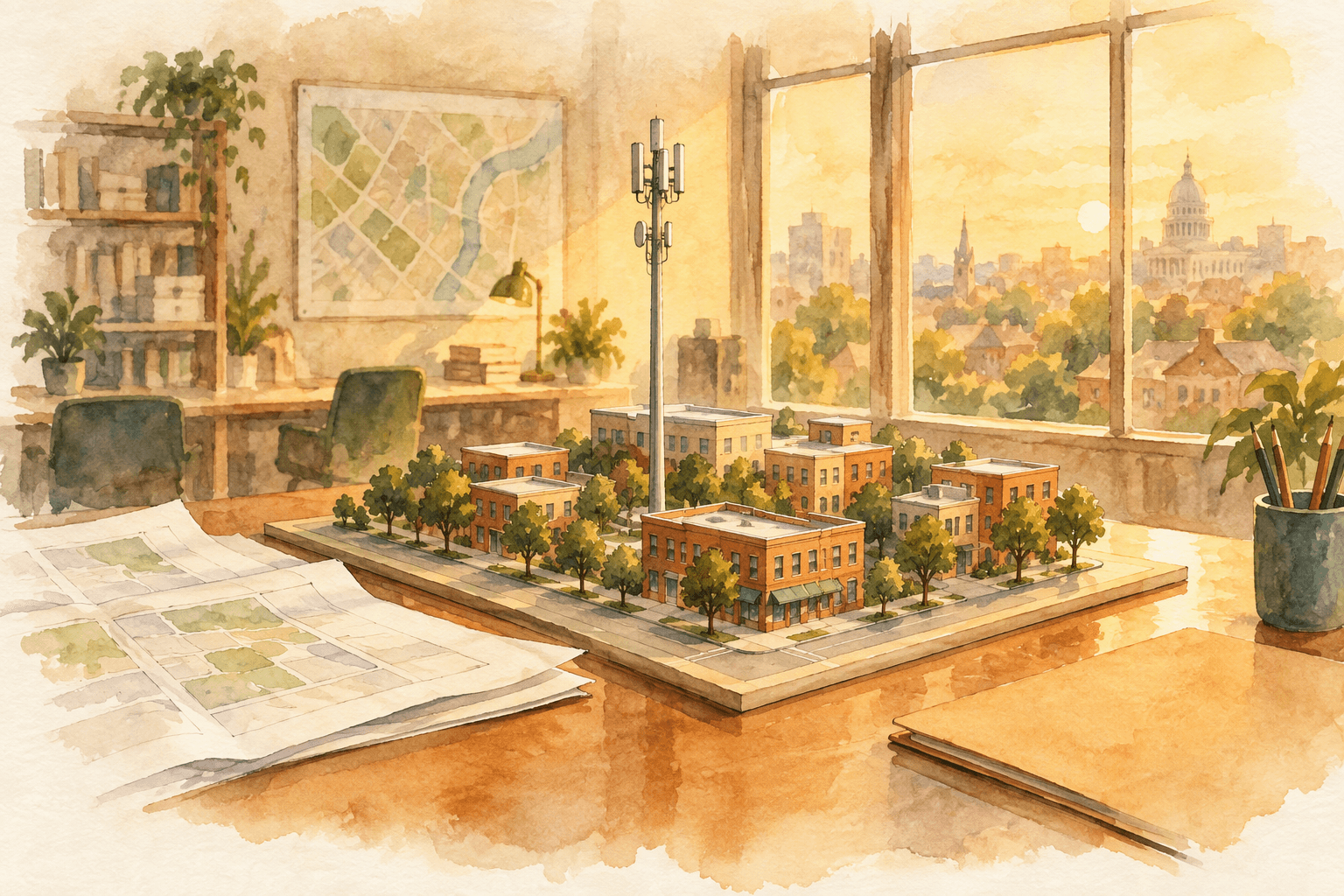 Illustration for City of Arlington, Texas v. Federal Communications Commission