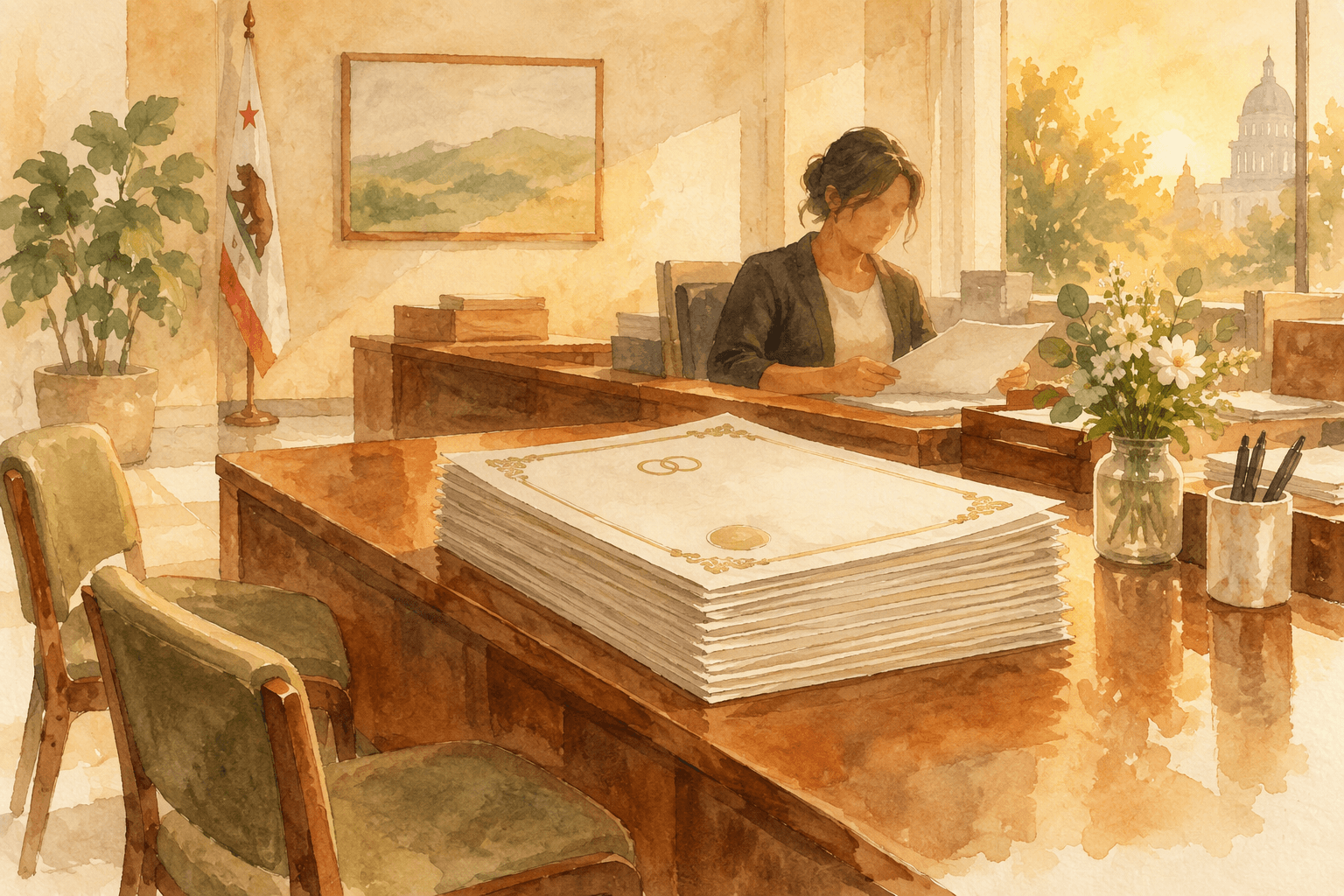 Illustration for Dennis Hollingsworth v. Kristin M. Perry