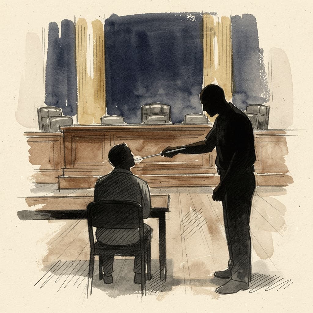 Illustration for Maryland v. King