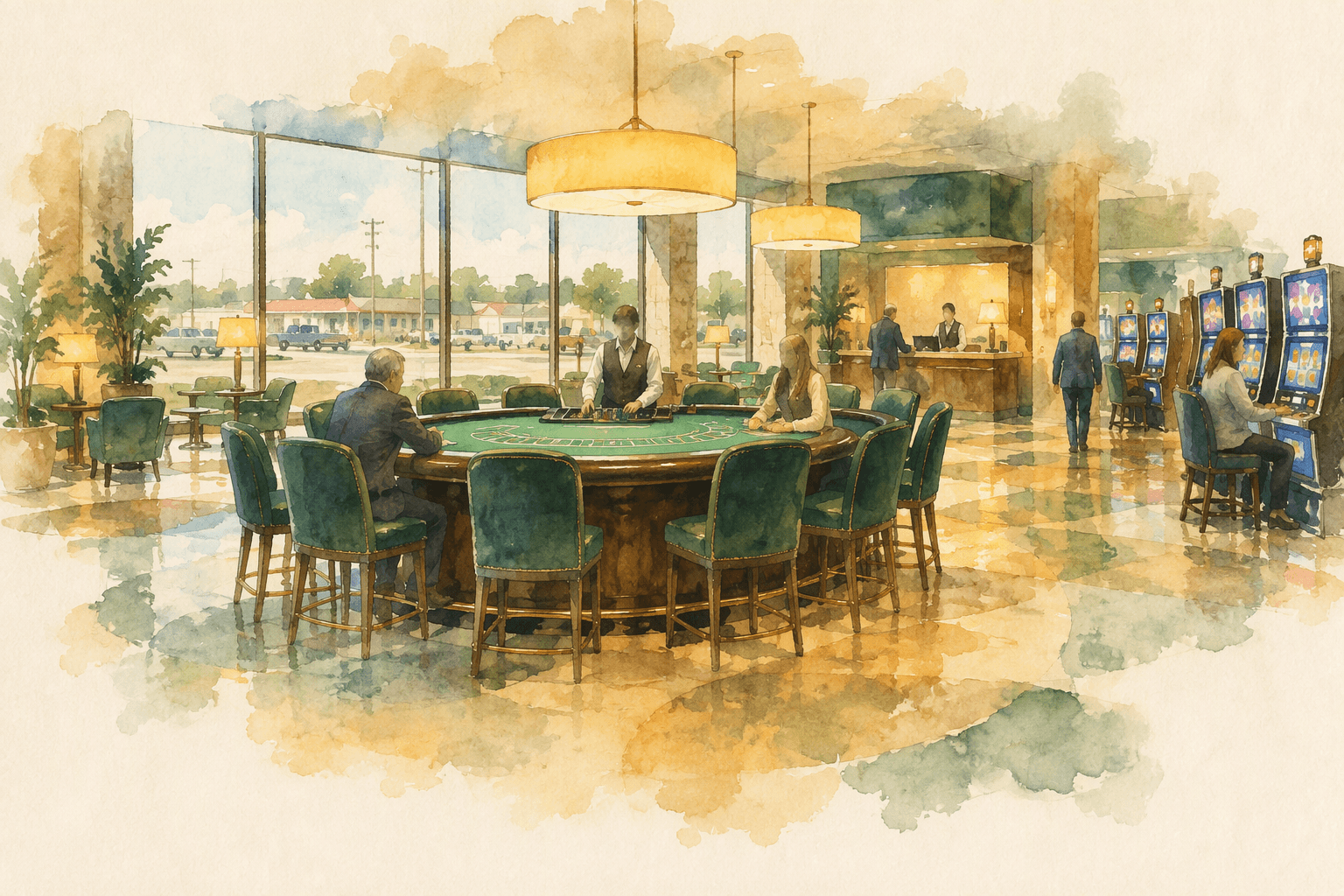 Illustration for Michigan v. Bay Mills Indian Community