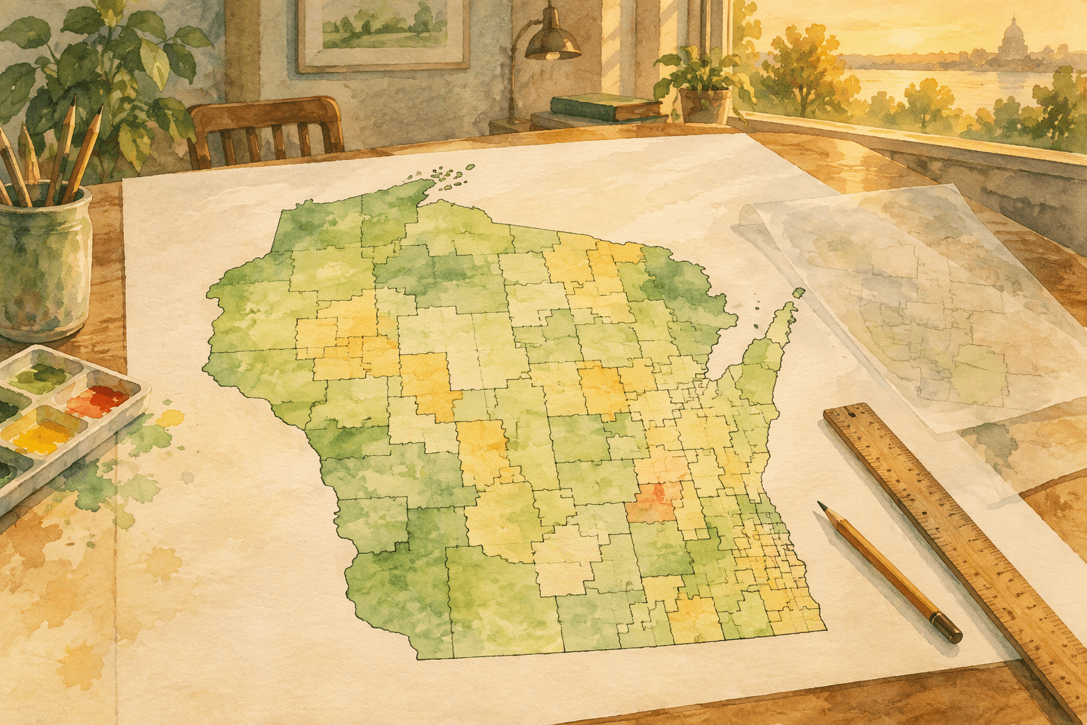 Illustration for Gill v. Whitford