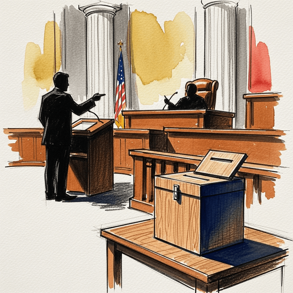 Illustration for Libertarian Party of Ohio, Applicants v. Jon Husted, Ohio Secretary of State