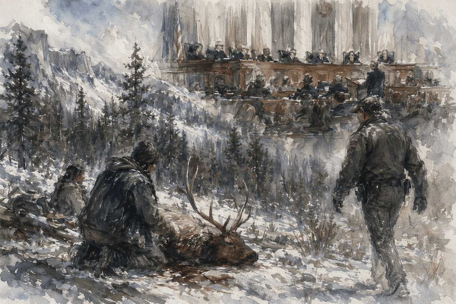 Illustration for Herrera v. Wyoming