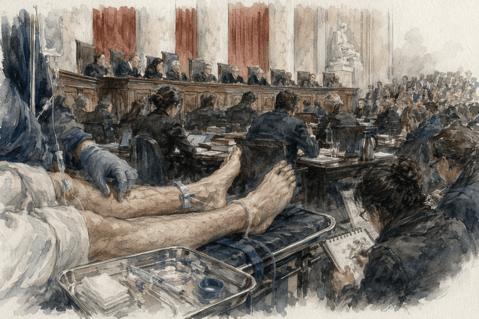 Illustration for Doyle Lee Hamm, Petitioner v. Jefferson S. Dunn, Commissioner, Alabama Department of Corrections, et al.