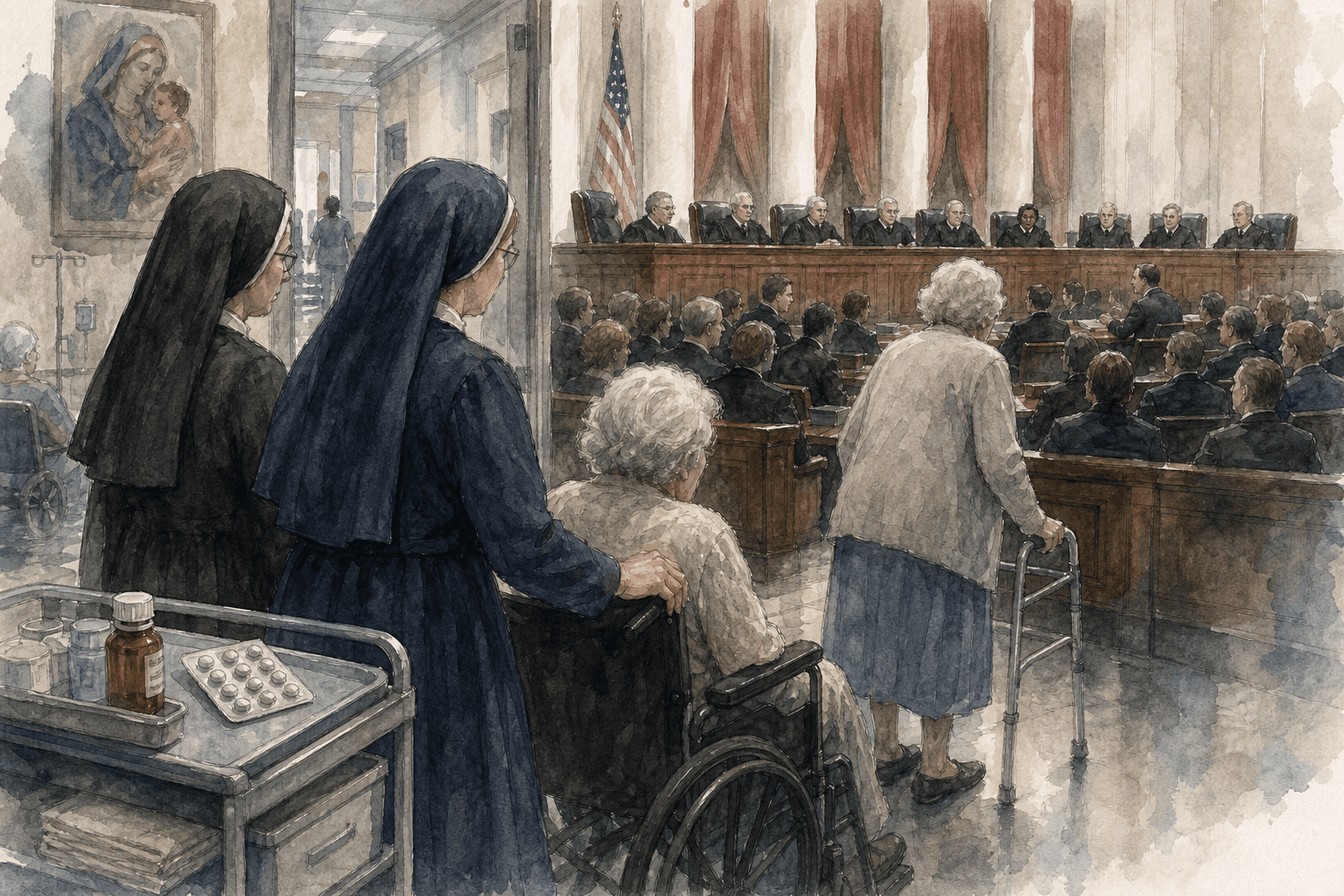 Illustration for Little Sisters of the Poor Saints Peter and Paul Home v. Pennsylvania