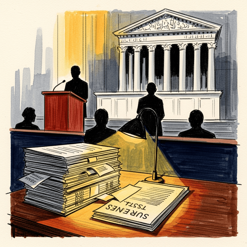 Illustration for Trump v. Mazars USA, LLP