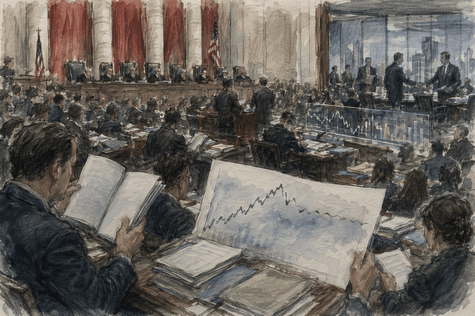 Illustration for Goldman Sachs Group, Inc. v. Arkansas Teacher Retirement System