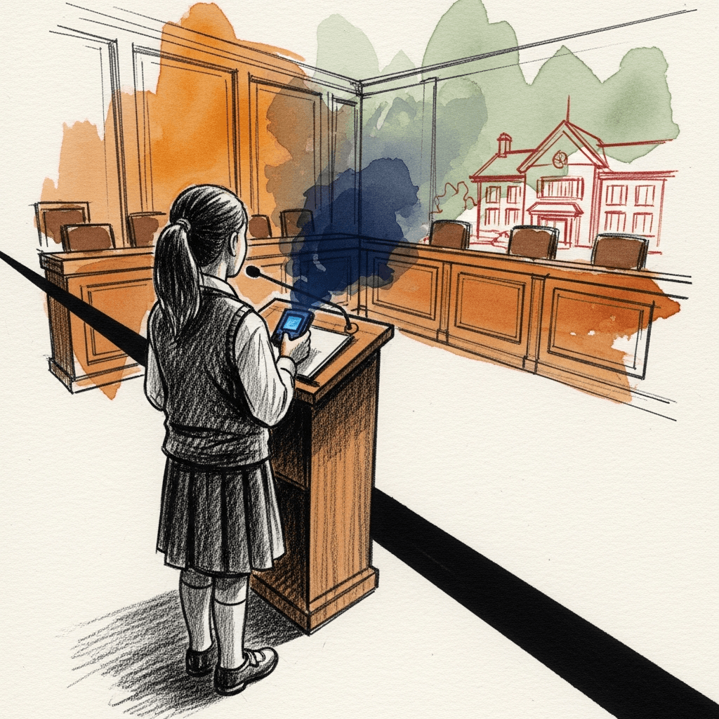 Illustration for Mahanoy Area School Dist. v. B. L.