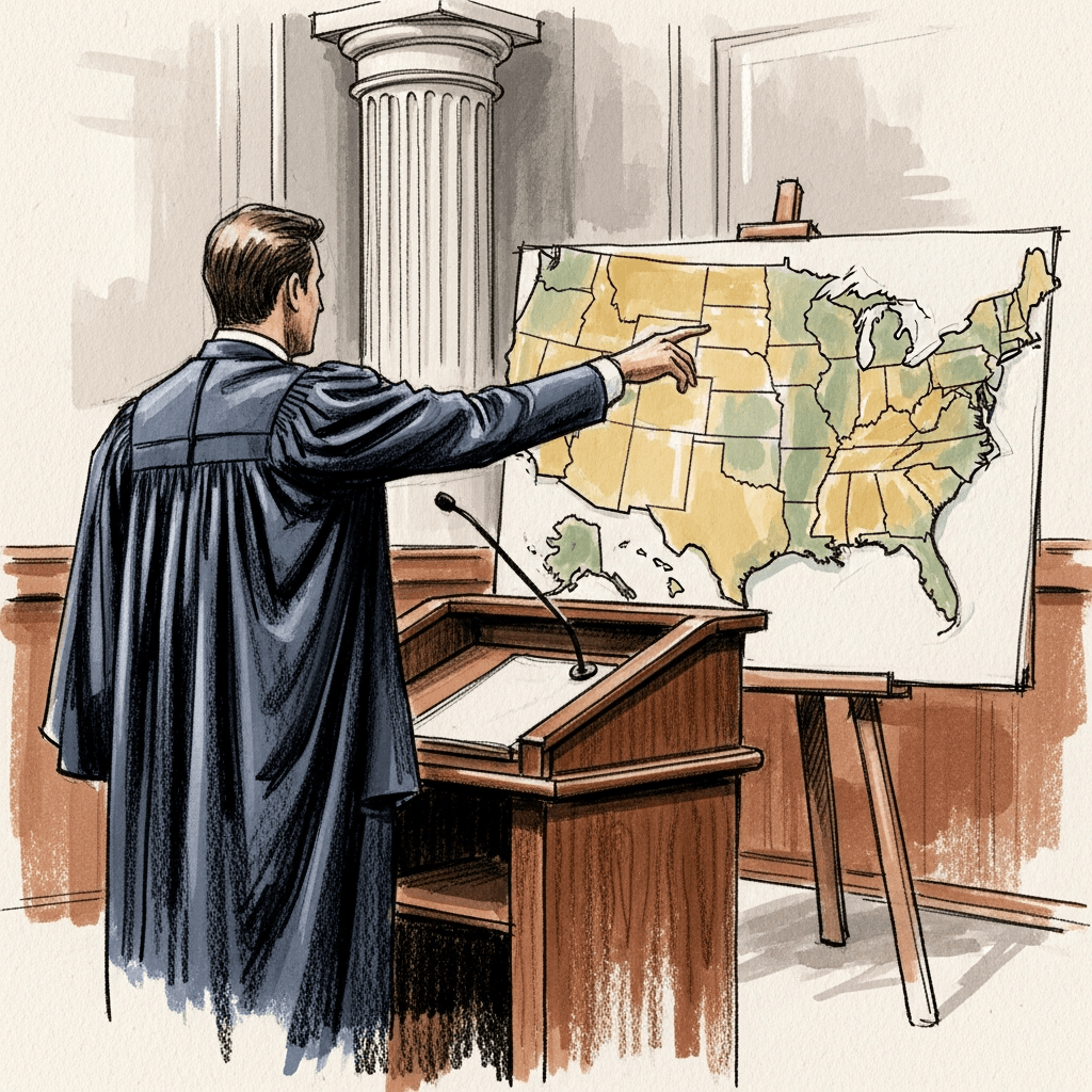 Illustration for Oklahoma, et al., Petitioners v. Environmental Protection Agency, et al.