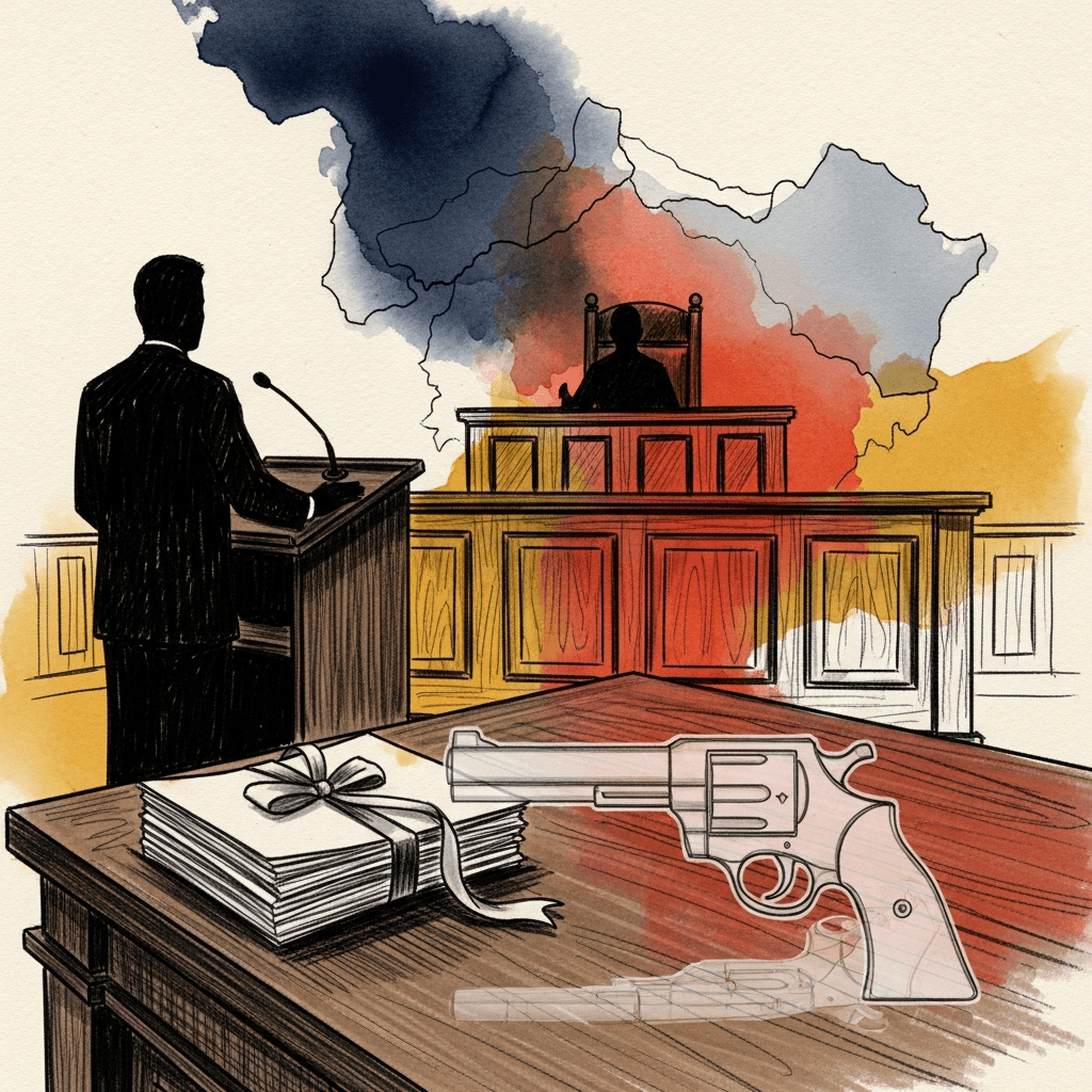 Illustration for Smith & Wesson Brands, Inc., et al., Petitioners v. Estados Unidos Mexicanos