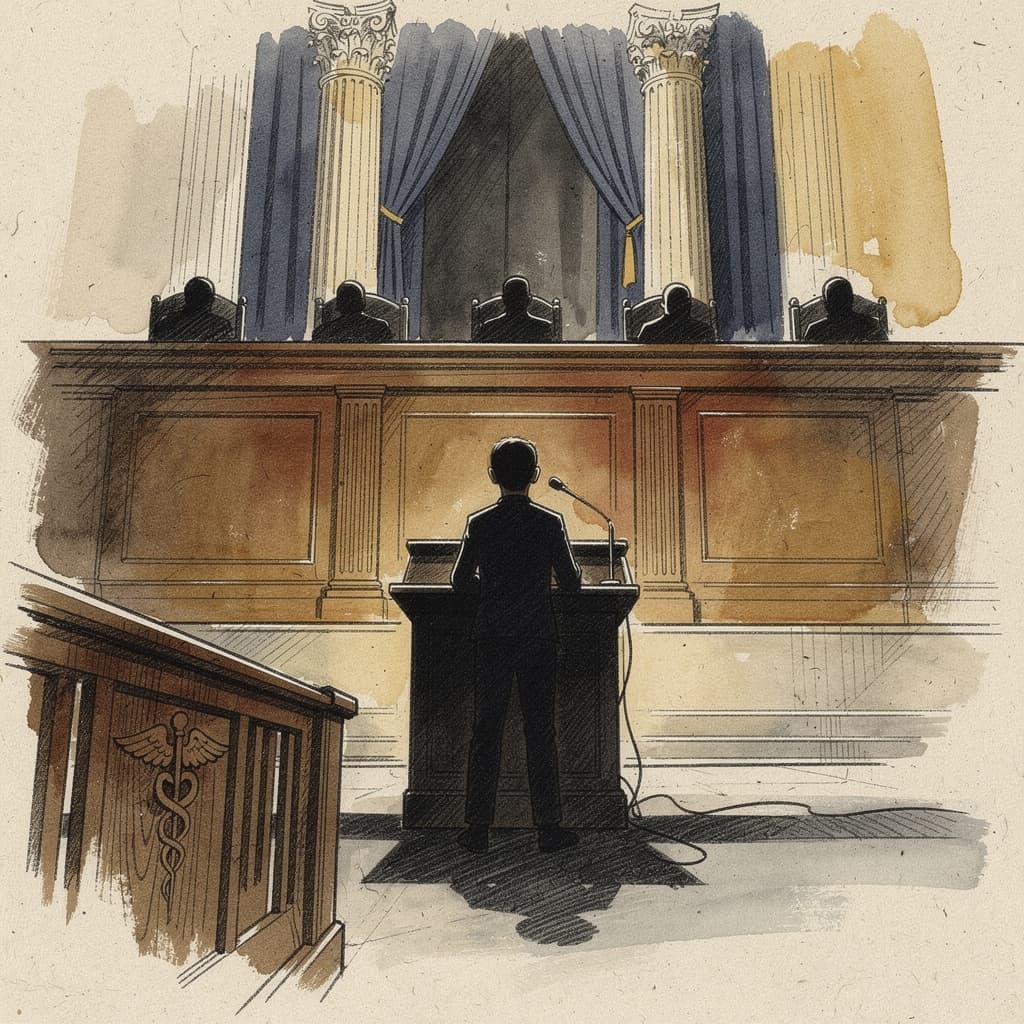 Illustration for United States, Petitioner v. Jonathan Skrmetti, Attorney General and Reporter for Tennessee, et al.