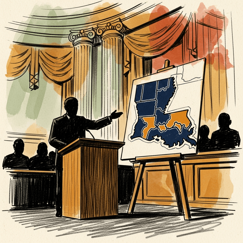 Illustration for Louisiana, Appellant v. Phillip Callais, et al.
