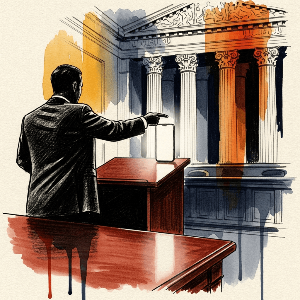Illustration for TikTok Inc., et al., Petitioners v. Merrick B. Garland, Attorney General