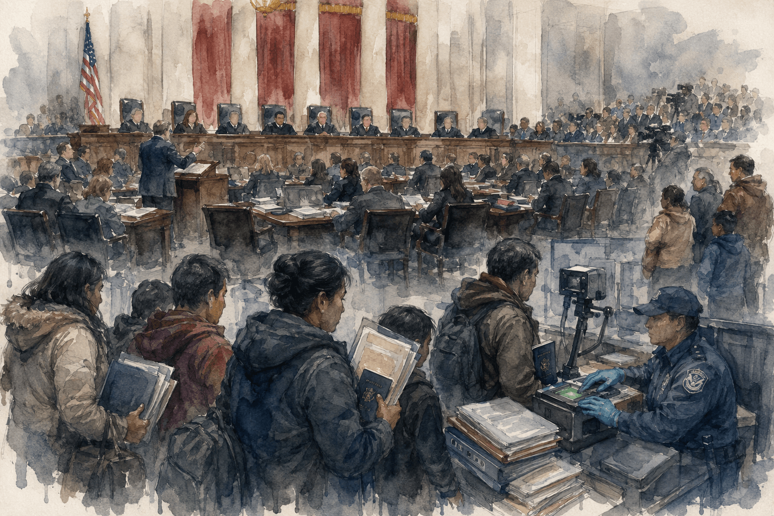 Illustration for Markwayne Mullin, Secretary, Department of Homeland Security v. Dahlia Doe