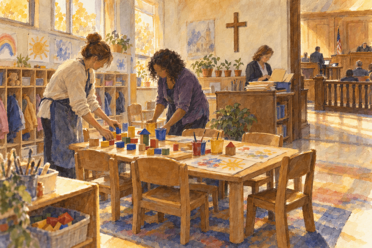 Illustration for St. Mary Catholic Parish, Littleton, Colorado v. Lisa Roy, in Her Official Capacity as Executive Director of the Colorado Department of Early Childhood