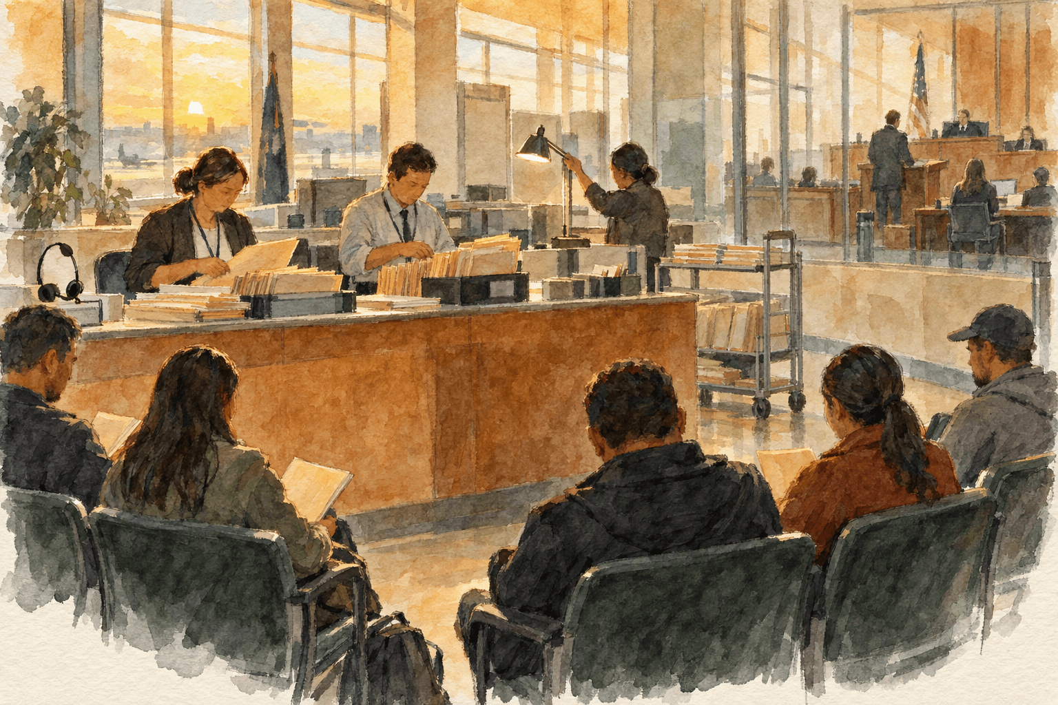 Illustration for Tamer S. Wassily, et al., Petitioners v. Todd Blanche, Attorney General
