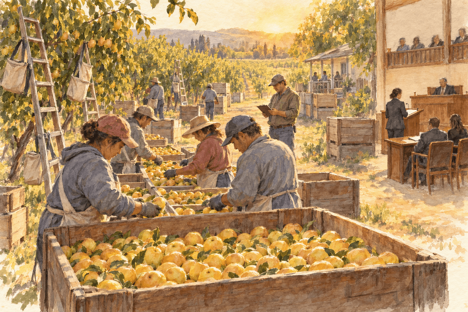 Illustration for Department of Labor, et al., Petitioners v. Sun Valley Orchards, LLC